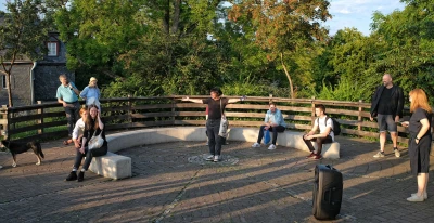 Bruchwerk Theater - Rostiger Stahl: 
Flucht von der 
fremden Erde (Siegener Audiowalks)