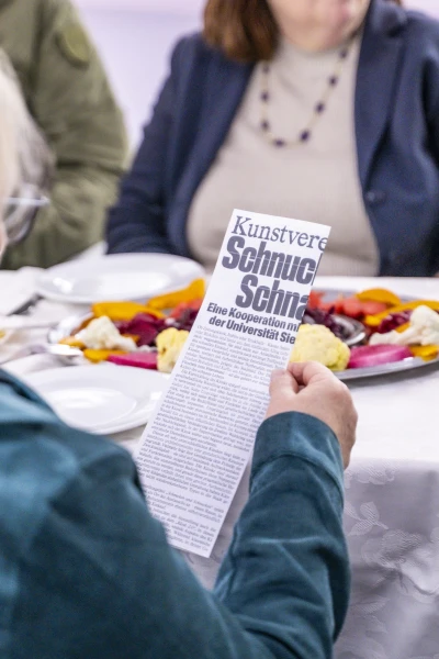 Schnucken 
und 
Schnacken - Kooperation mit der 
Universität Siegen (Ausstellung)