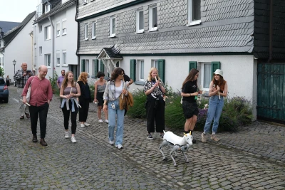 Tintin 
Patrone - Ziegen-
wanderung (Performance)